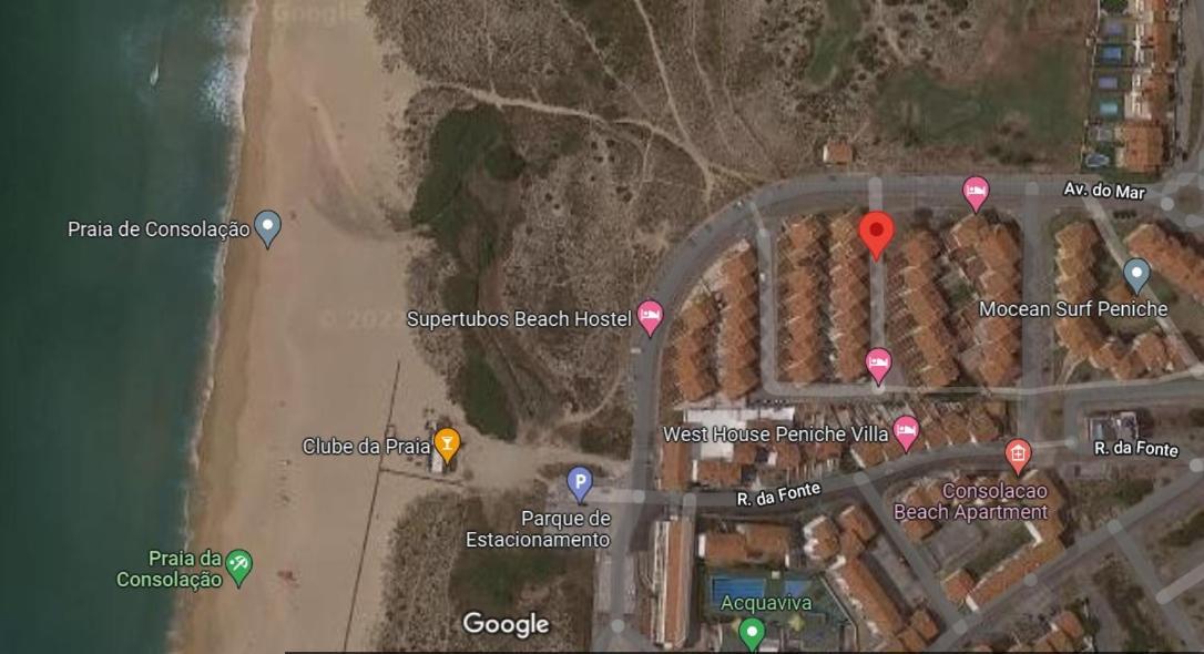 Supertubos Beach Villa Atouguia Da Baleia Eksteriør bilde